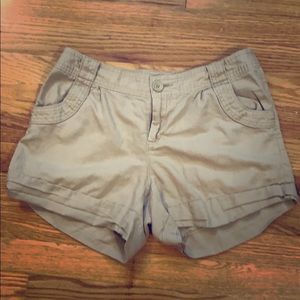 Banana Republic tan linen/cotton blend shorts